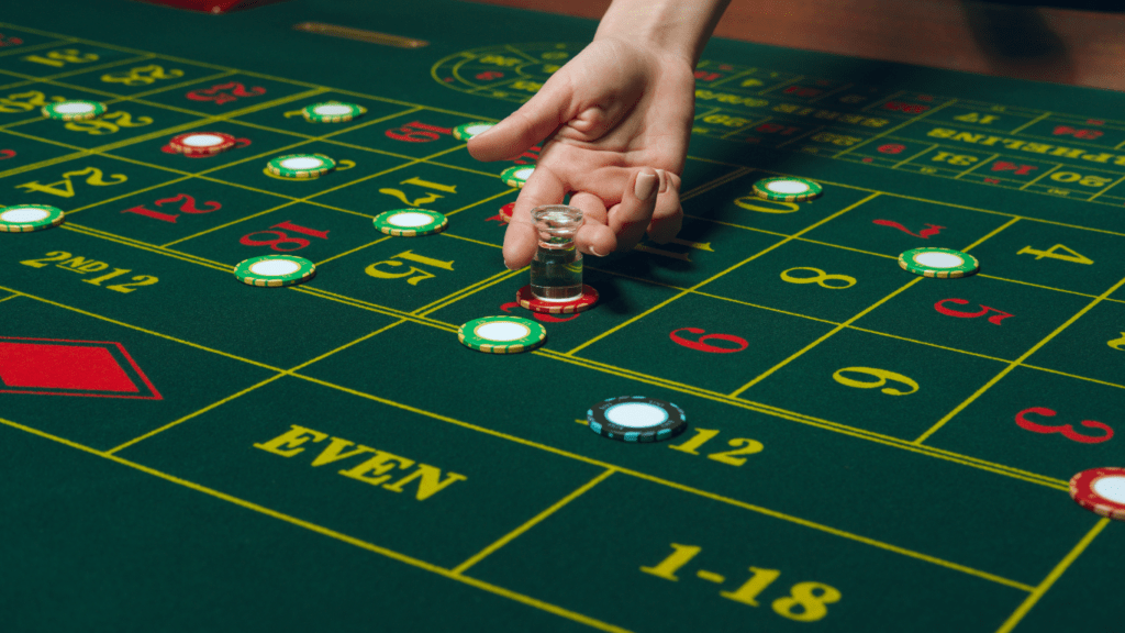 Roulette table