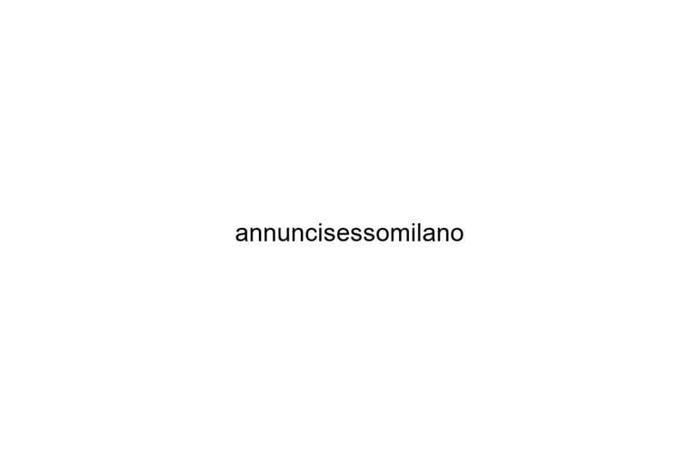 annuncisessomilano