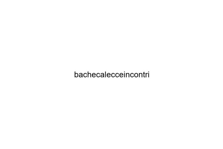bachecalecceincontri