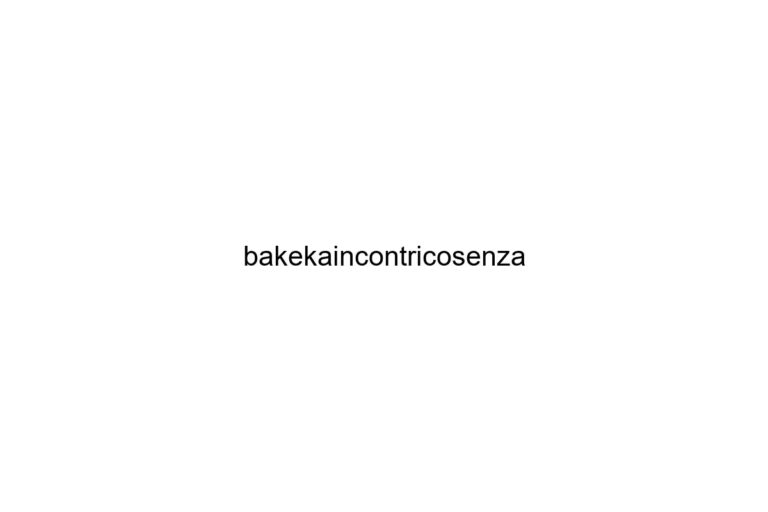 bakekaincontricosenza