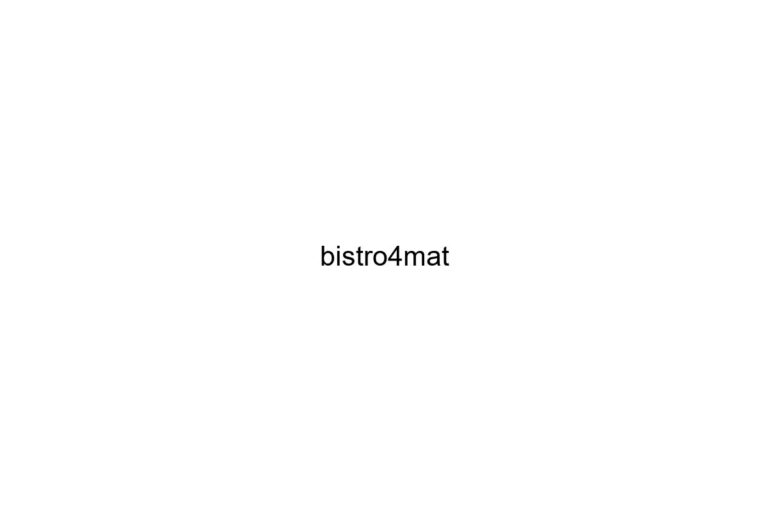 bistro4mat