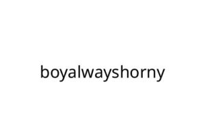 boyalwayshorny