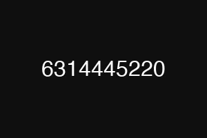6314445220