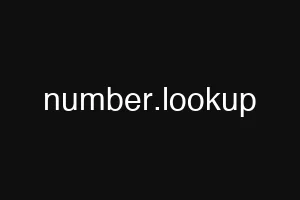 number.lookup