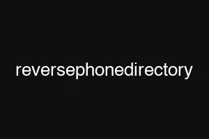 reversephonedirectory