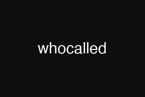 whocalled